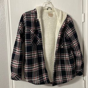 Boston Traders Flannel Hoodie